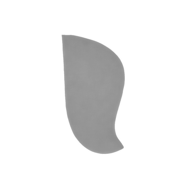 Coin supinateur postérieur en S large en mousse grise découpée