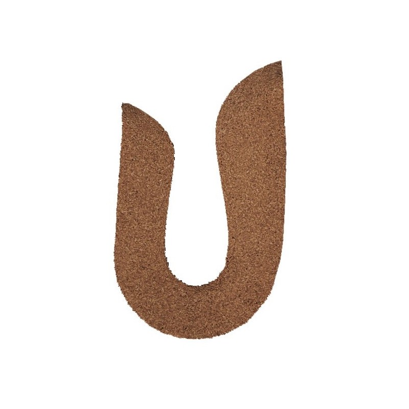 Anneau talonnier en liège pour la fabrication de semelles orthopédiques sur mesure