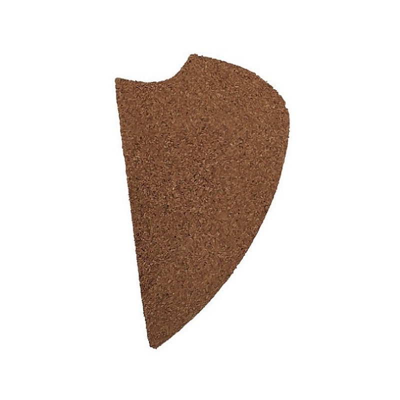 Voute avec appui rétro capital en liège pour la fabrication de semelles orthopédiques