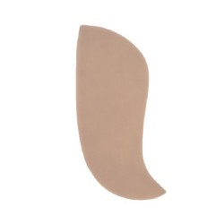 Coin supinateur postérieur en S en mousse rose pour la podologie