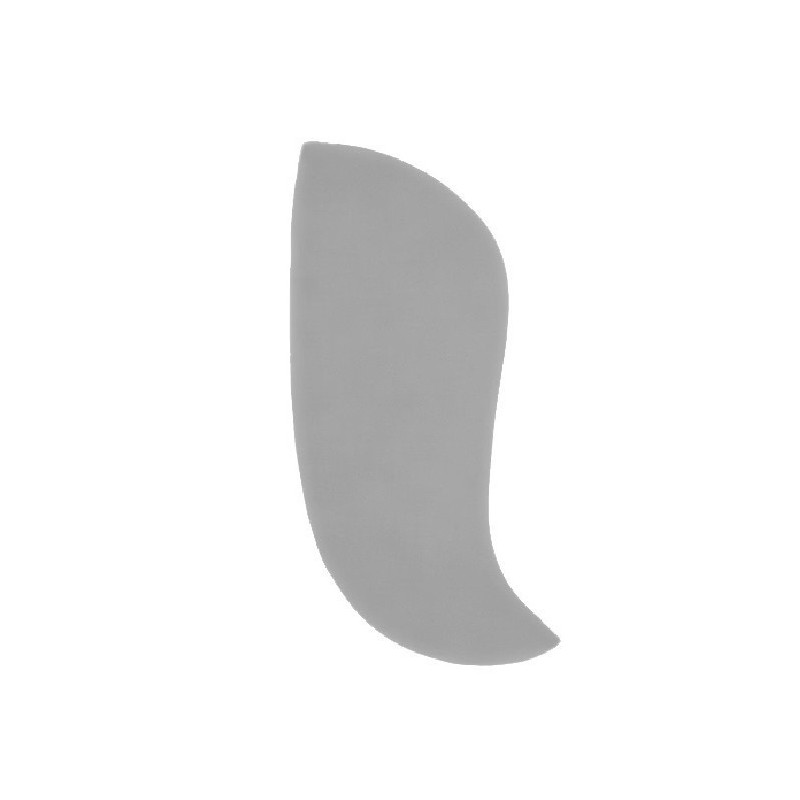 Coin supinateur postérieur en S en mousse grise pour la podologie