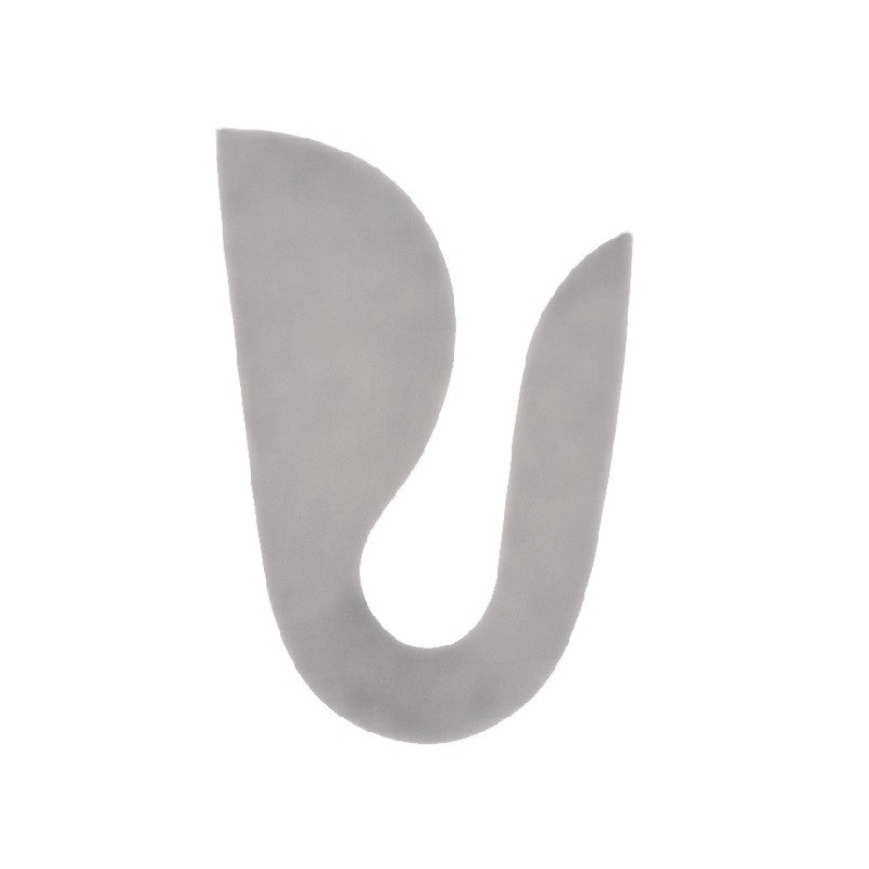 Anneau talonnier avec coin supinateur découpé en mousse grise