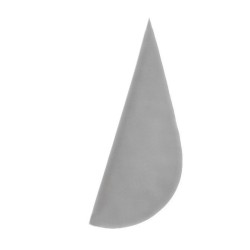 Coin supinateur pronateur standard découpé dans de la mousse latex grise